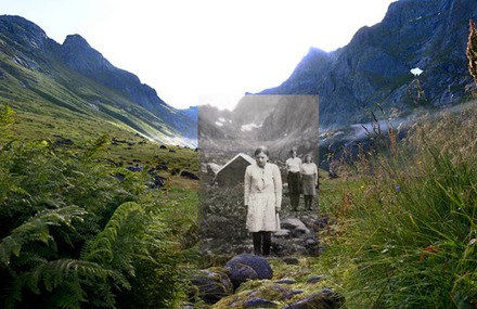 Vintage Pictures in Contemporary Landscapes