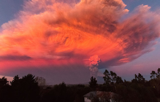 Impressive Volcano Eruption in Chile