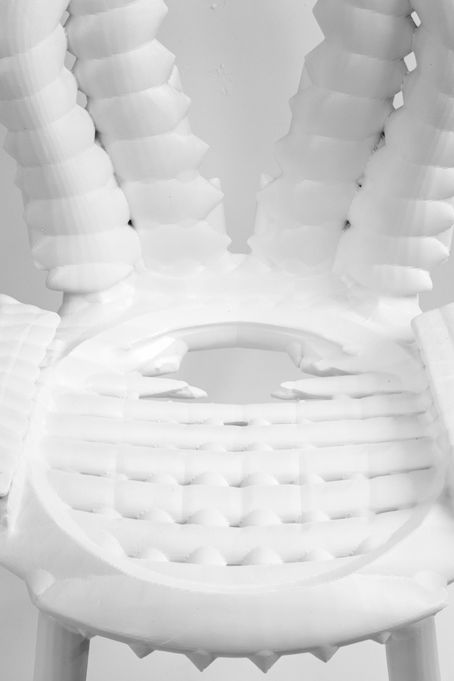 White 3D-Printed Chair-4