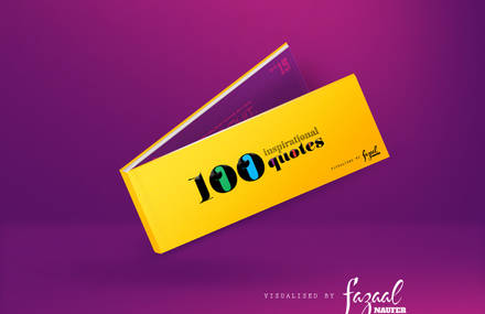 100 Inspirational Quotes – Typography Book