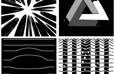 Two-tone GIFs by PICCOLINI Benoît