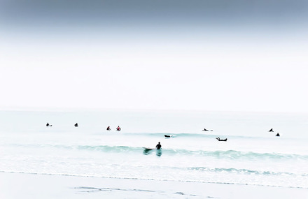 Carine Magescas’ “The Surge” exhibition portraits some of most iconic surf beaches in America