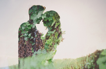 Double Exposure Wedding Photography