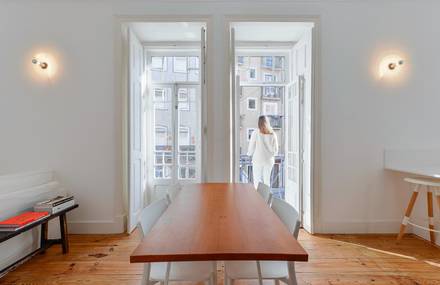 House in Mouraria: minimal and modern in a historic neighbourhood in Lisbon