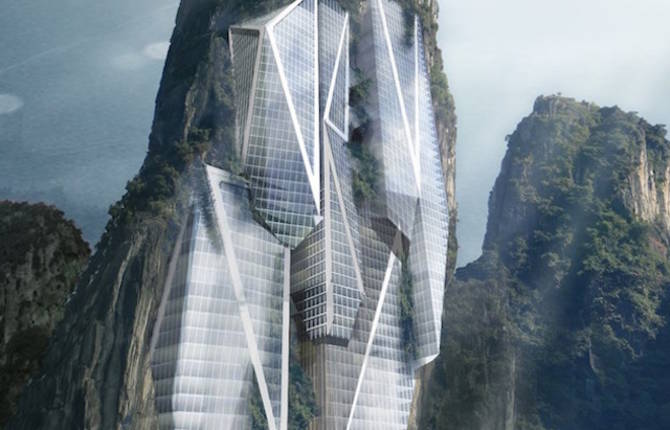 Hillside Skyscrapers in Malaysia