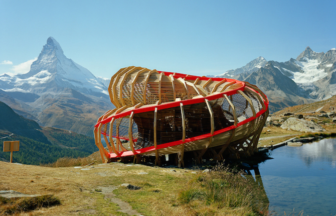 Spiraling Observatory in Switzerland