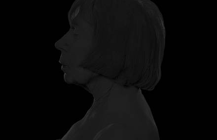BLACK! Minimalist portraiture by ROLLA.
