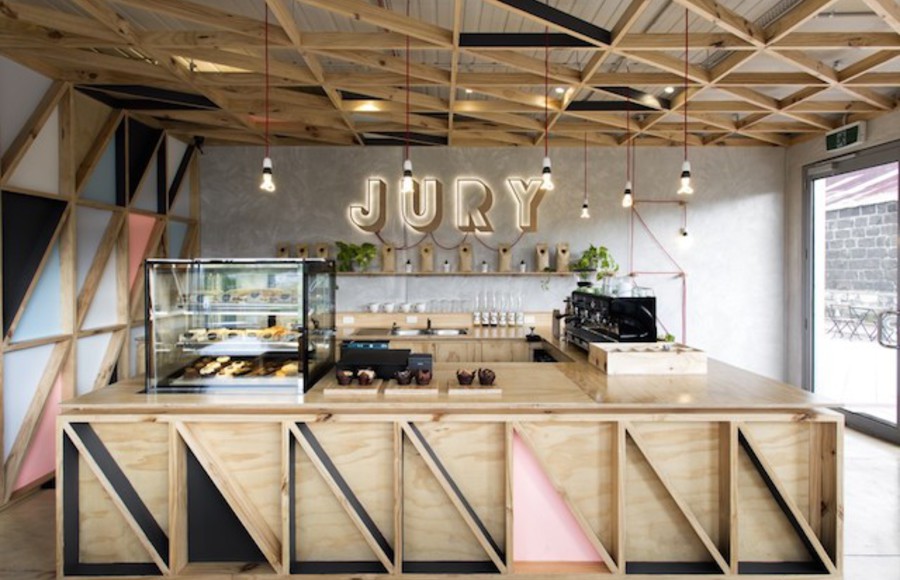 The Wooden Jury Cafe Interior