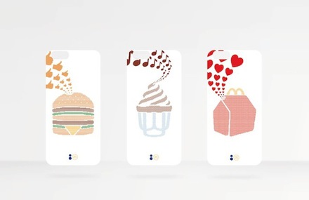 Tiny Emojis on McDonald Print Ads