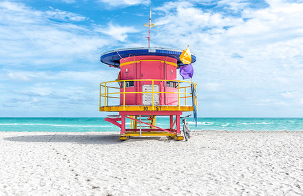 Lifeguard Chairs in South Beach Miami