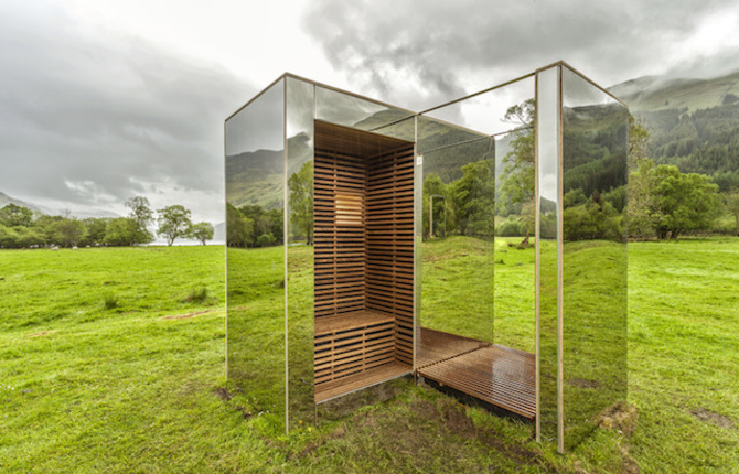 Mirrored Viewing Platform in England