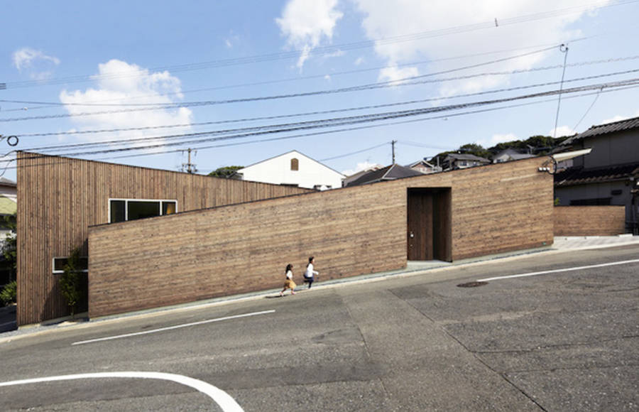 Inclined Family Residence in Japan