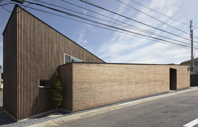 Inclined Family Residence in Japan