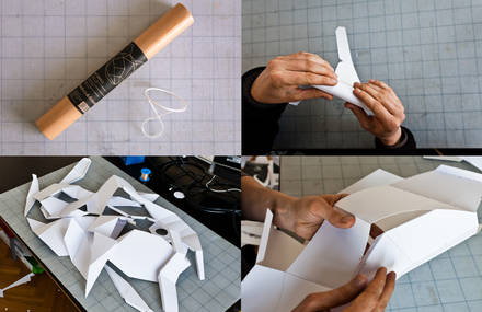 Des lampes de papier origami en forme d’animaux !