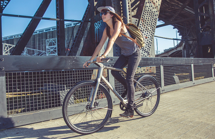 Connected 3D-Printed Titanium Bike