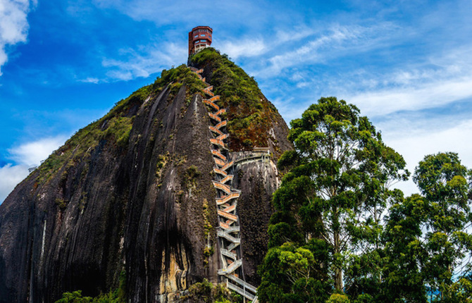 659 Steps to Climb on a Colombian Mountain