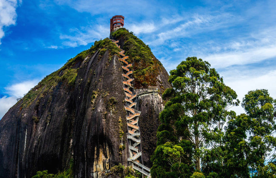 659 Steps to Climb on a Colombian Mountain