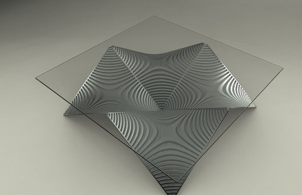 Hyperbolic Table Design