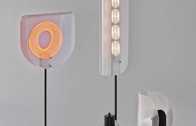Lamps with Intangible Cylinder Light Shape