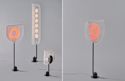 Lamps with Intangible Cylinder Light Shape