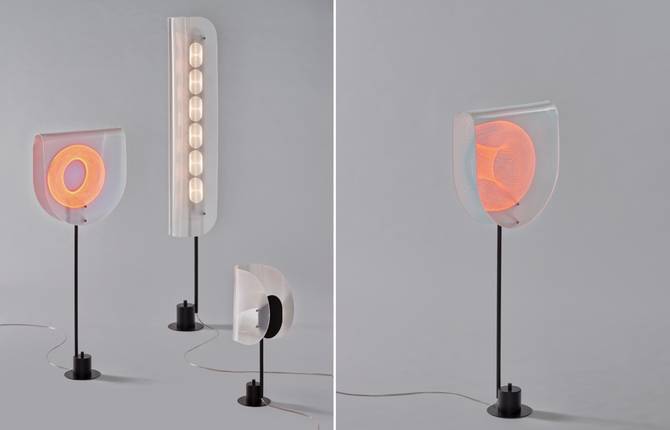 Lamps with Intangible Cylinder Light Shape