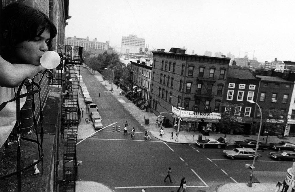 Jeanette Alejandro Looking Out Her Window in Brooklyn, 1978