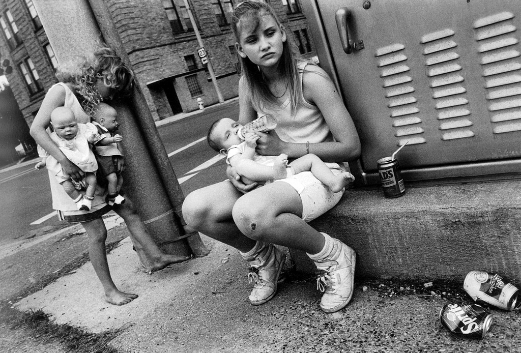 Jennifer, Tiffany, and Carrie,Portsmouth, Ohio, 1989