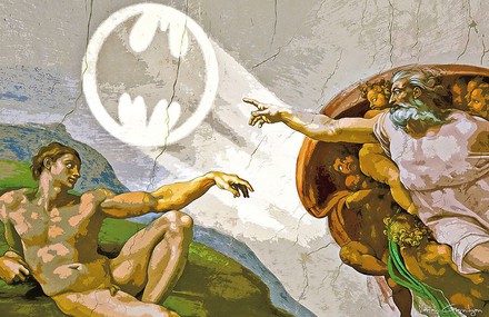 Famous Paintings Transformed into Batman Pop Art