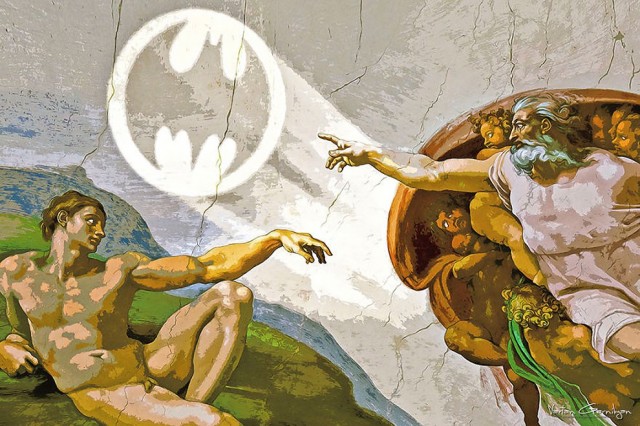 Famous Paintings Transformed into Batman Pop Art – Fubiz Media
