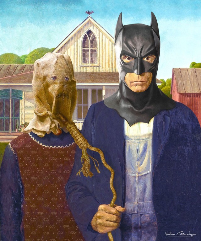 Famous Paintings Transformed into Batman Pop Art – Fubiz Media