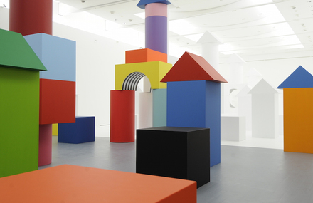 Blocky Art Installation for Children