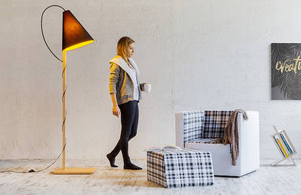 Clarina floor lamp for Formabilio