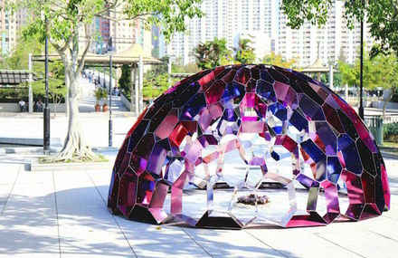 Kaleidoscopic Dome in Hong Kong