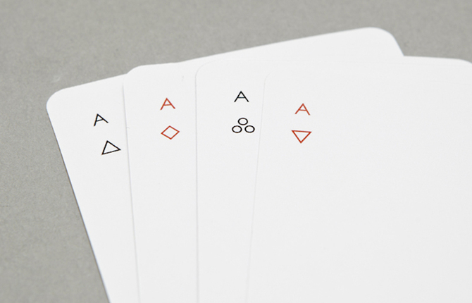 Creative and Minimalist Playing Cards