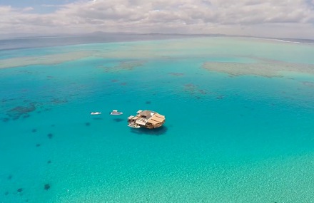 Amazing Floating Bar in Fiji