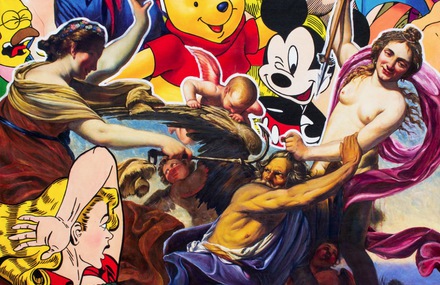 When Cartoons Meet Classical Painted Characters