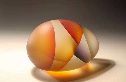 Geometric Glass Sculptures