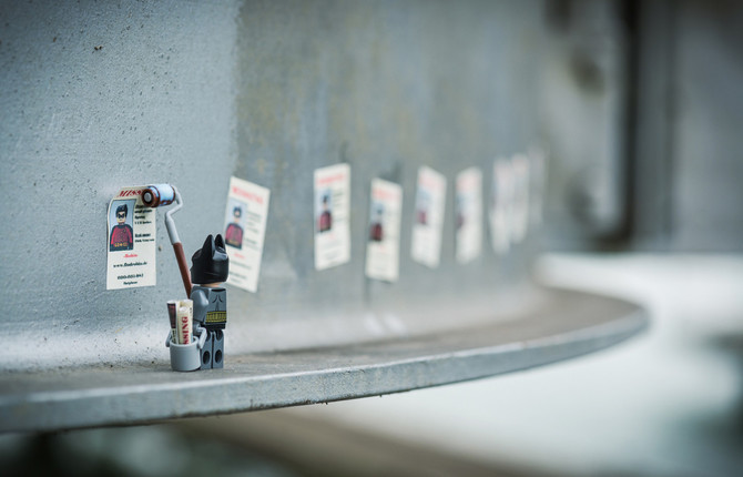 Adventures of LEGO Figures in Real Life