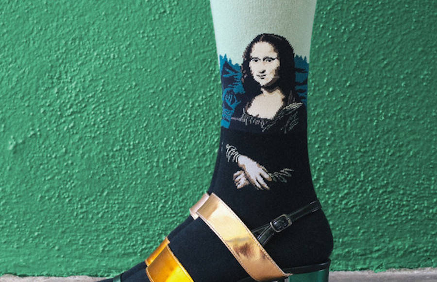 Iconic Art Masterpieces Recreated on Socks