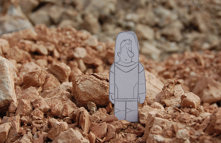 Paper characters came to life!