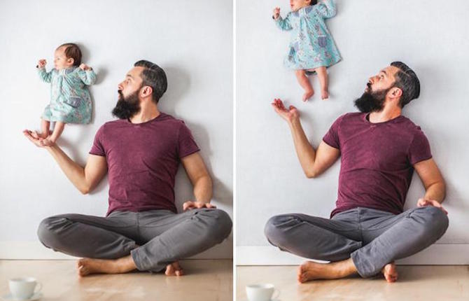 Midair Flying Baby Photography