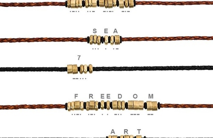 Morse Coded Bracelets