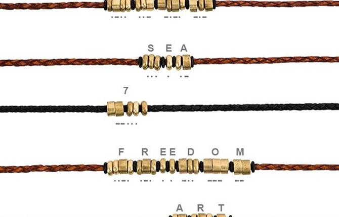 Morse Coded Bracelets