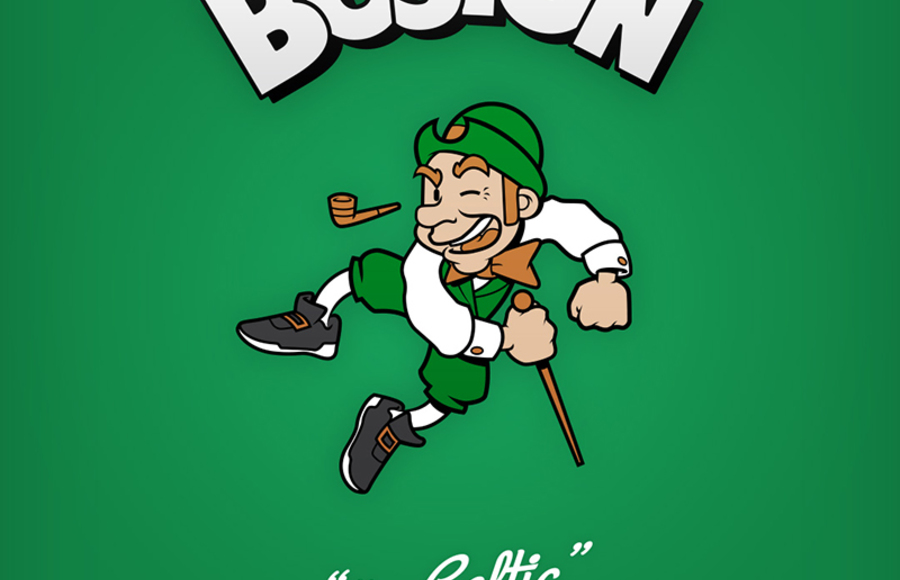 NBA Logos as Cartoon Characters