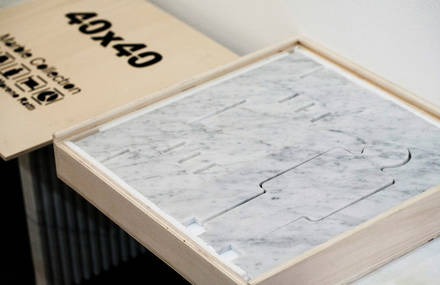 Noi_LED marble lamp