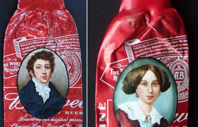 Historical Portraits on Cans