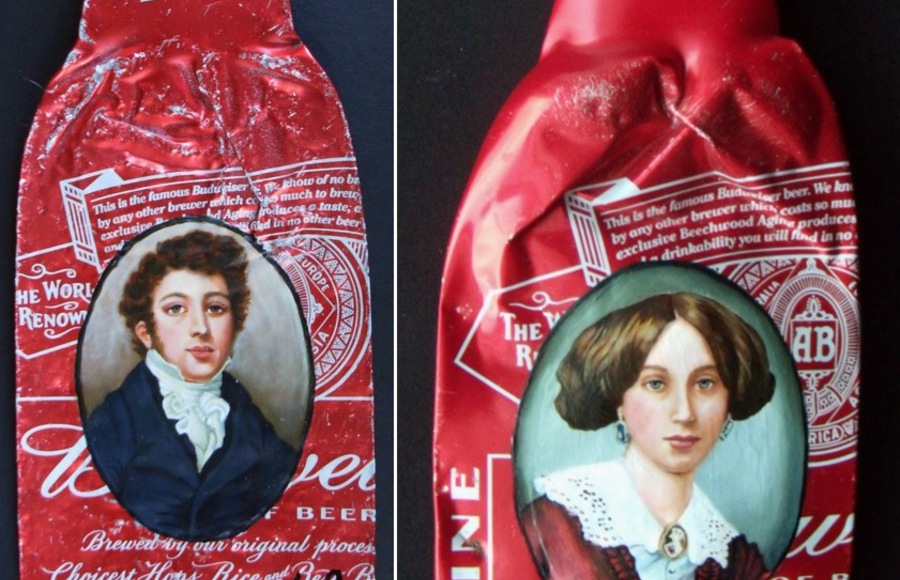 Historical Portraits on Cans