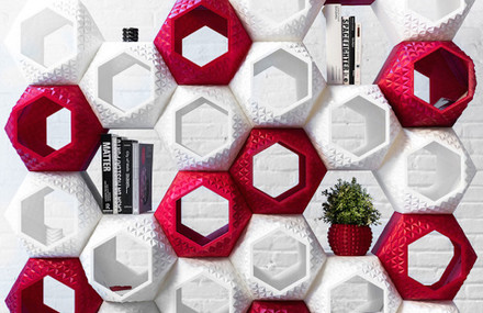 3D-Printed Modular Wall Storage