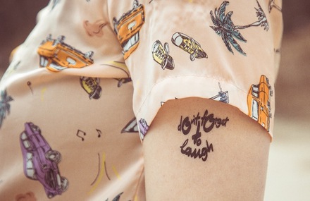 Cute Temporary Tattoo