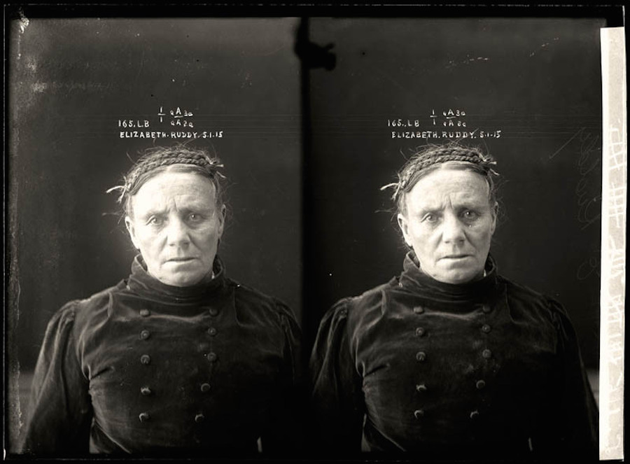 Elizabeth Ruddy, criminal record number 165LB, 5 January 1915. State Reformatory for Women, Long Bay.